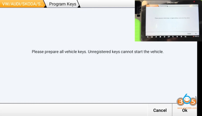How to Add Seat Leon 2015 MQB Key with OBDSTAR G3?