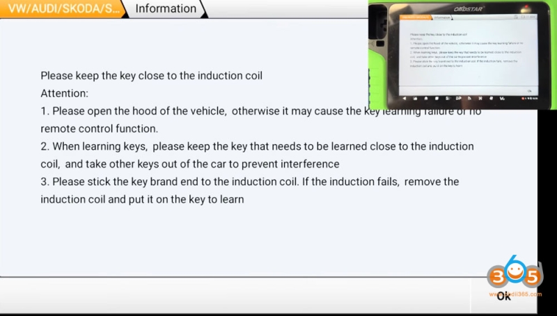 How to Add Seat Leon 2015 MQB Key with OBDSTAR G3?