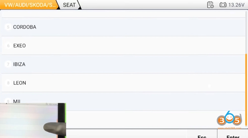 How to Add Seat Leon 2015 MQB Key with OBDSTAR G3?