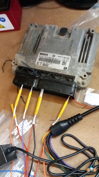Launch X-prog3 Read Opel EDC16C9 ECU with MCU3 Adapter