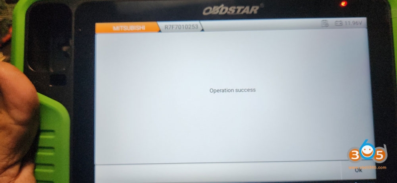OBDSTAR G3 Program Mitsubishi Outlander 2022 HFM All Keys Lost