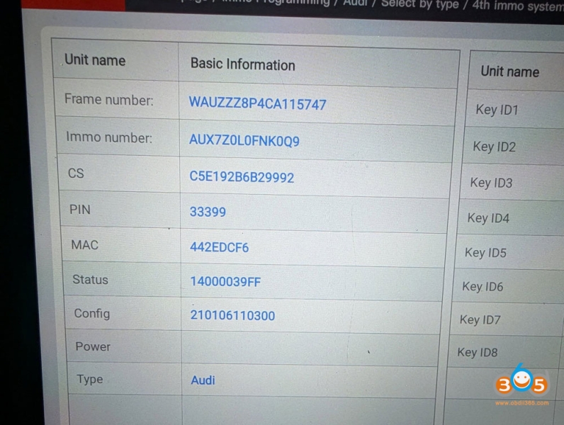 Program Audi A3 2012 VDO Micronas 24C32 All Keys Lost with Autel + Xhorse