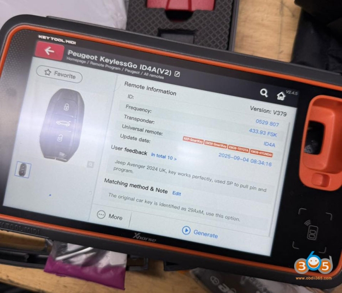 What Tool to Add 2024 Peugeot 2008 Smart Key?