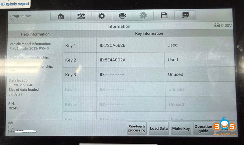 Autel IM608 Fiat Ducato Marelli Remote Not Working Solution