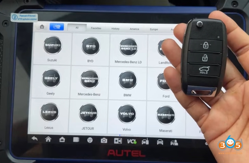 Autel IM608 Program Kia SELTOS 2021 8A All Keys Lost