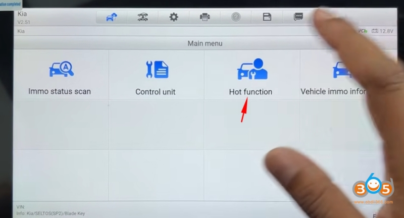 Autel IM608 Program Kia SELTOS 2021 8A All Keys Lost