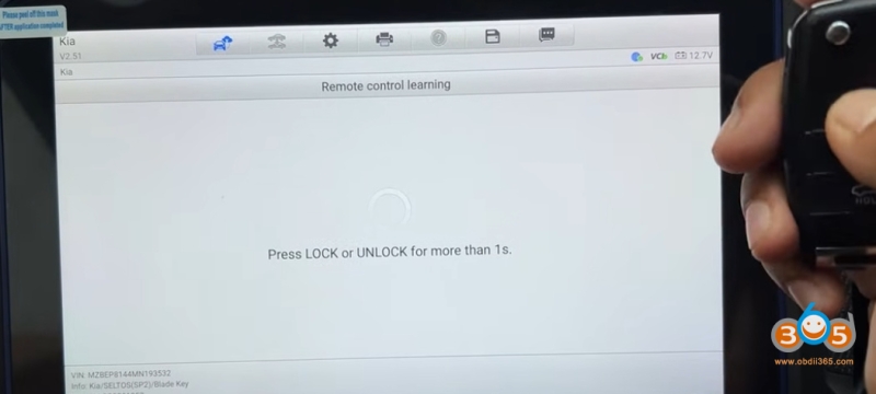 Autel IM608 Program Kia SELTOS 2021 8A All Keys Lost