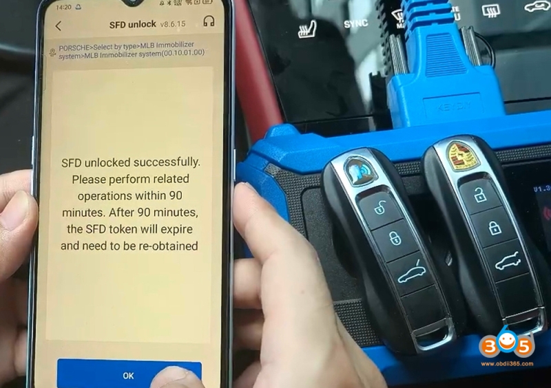 Can Keydiy KD-X4 Unlock VAG SFD for MLB Key Learning?