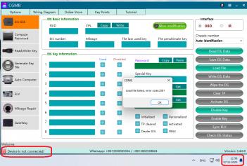 CGDI Prog MB V3.4.0.0 Error 25E1 Solution