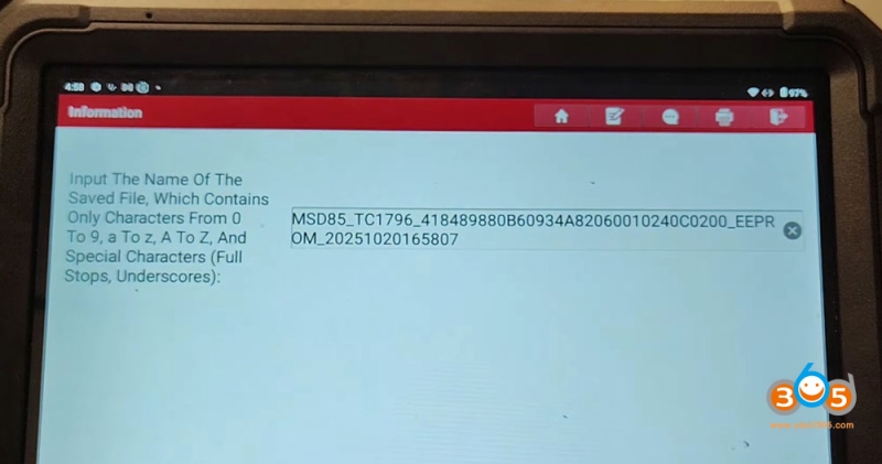 Launch X431 Clone BMW MSD85 DME with X-prog3