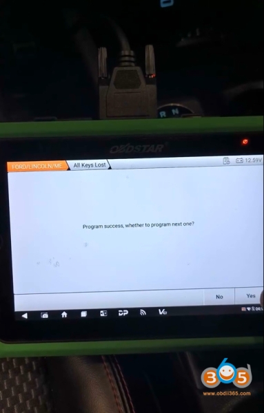 OBDSTAR G3 Program Ford Escape 2023 All Keys Lost