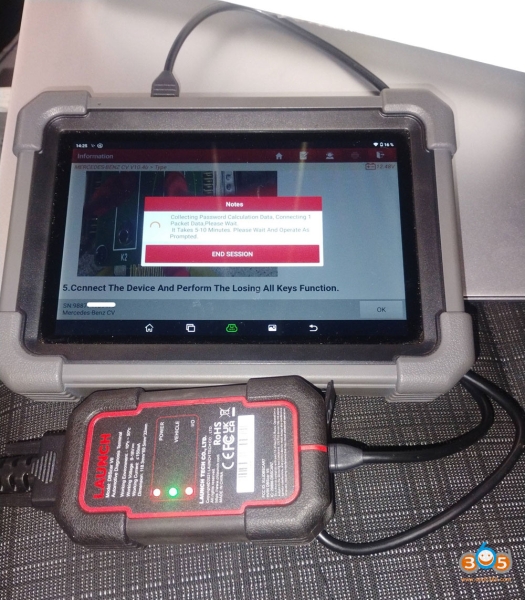 Launch X431 IMMO Elite program Benz Sprinter W906 2016 All Keys Lost on Car