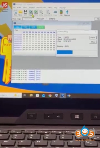 Program 2017 Ford Transit AKL with Active Alarm by VVDI Prog+ Autel