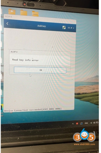 Yanhua ACDP2 BMW BDC2 Read Key Info Error Solution