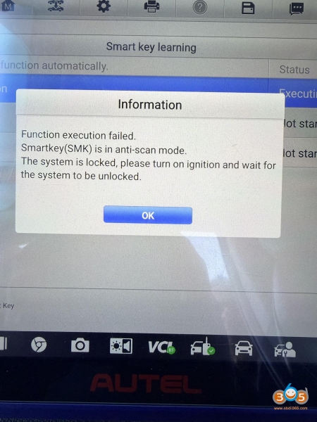 How to Solve Autel IM608 Hyundai SMK in Anti-Scan Mode?
