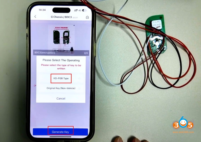Keydiy KD-X4 Adds BMW BDC3 Encrypted Key via FGB58