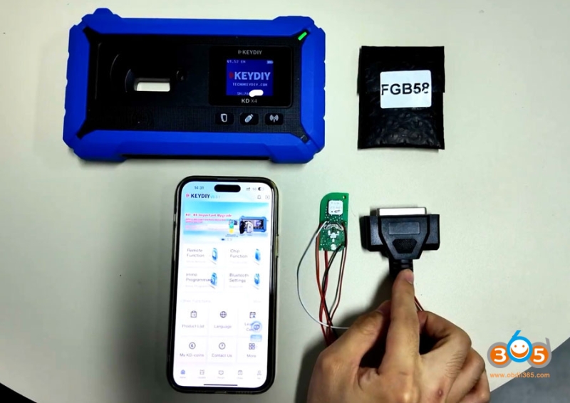 Keydiy KD-X4 Adds BMW BDC3 Encrypted Key via FGB58