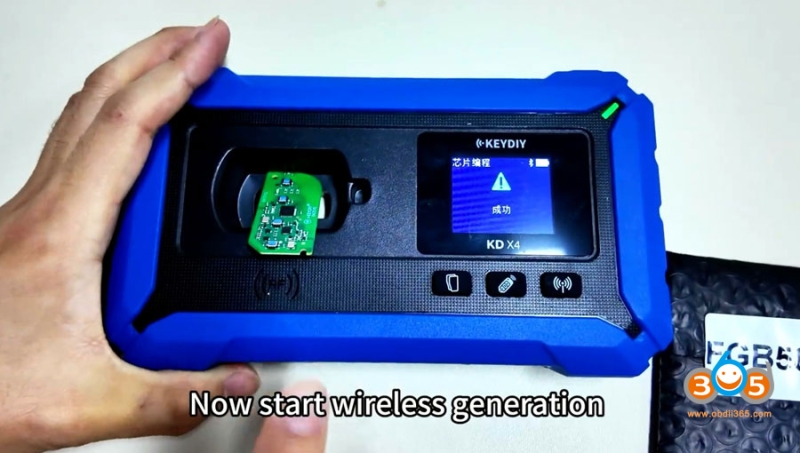 Keydiy KD-X4 Adds BMW BDC3 Encrypted Key via FGB58