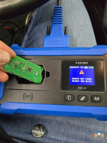 Keydiy KD-X4 KD FGB57 Remote Not Found Solution