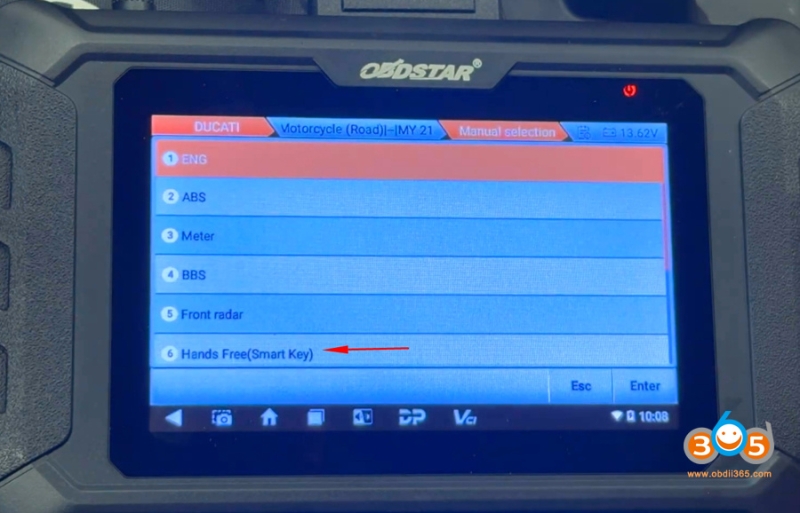 OBDSTAR iScan Ducati Program 2023 Multistrada V4S Key