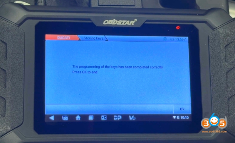 OBDSTAR iScan Ducati Program 2023 Multistrada V4S Key