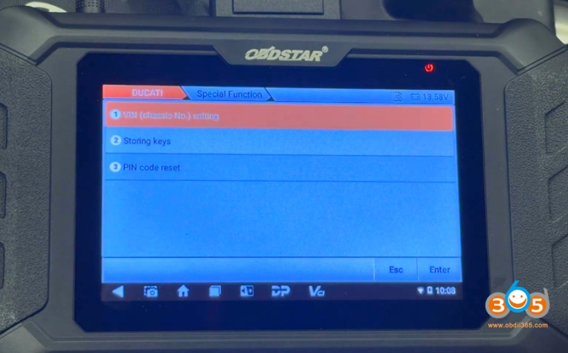 OBDSTAR iScan Ducati Program 2023 Multistrada V4S Key