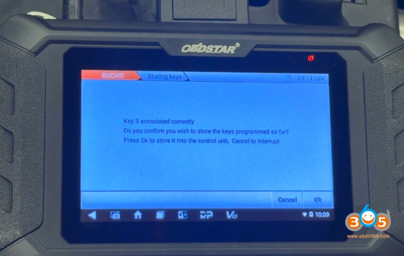 OBDSTAR iScan Ducati Program 2023 Multistrada V4S Key