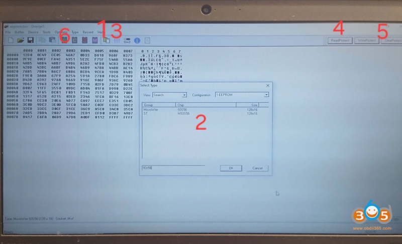 Orange5 + Xhorse Program Iveco Daily 93S56 EEPROM Key