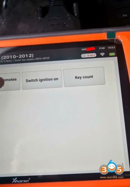 Program Saab 9-5 2012 All Keys Lost with Lonsdor + Xhorse