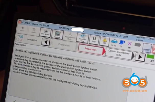 What Tool to Program 2025 Infiniti QX60 Proximity Key?