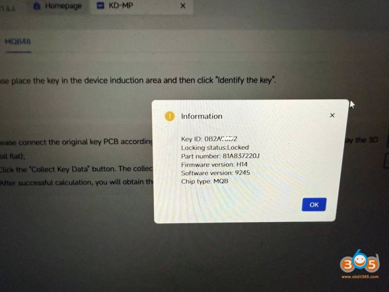 Add Audi A3 2019 MQB48 Key with Keydiy KD-MP and KD-X4