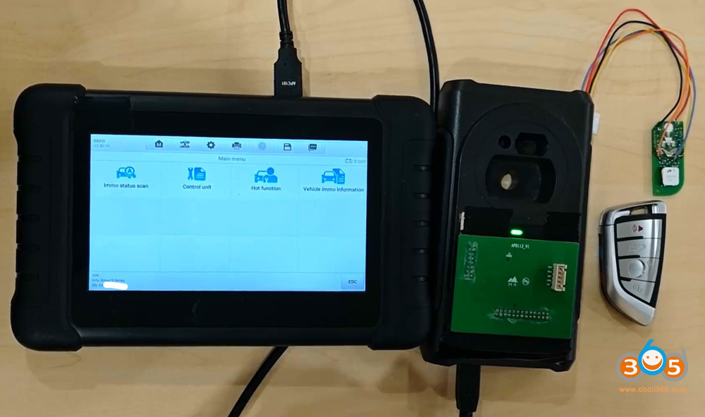 Autel Im508 Copy Bmw Bdc2 Key With Apb113 2