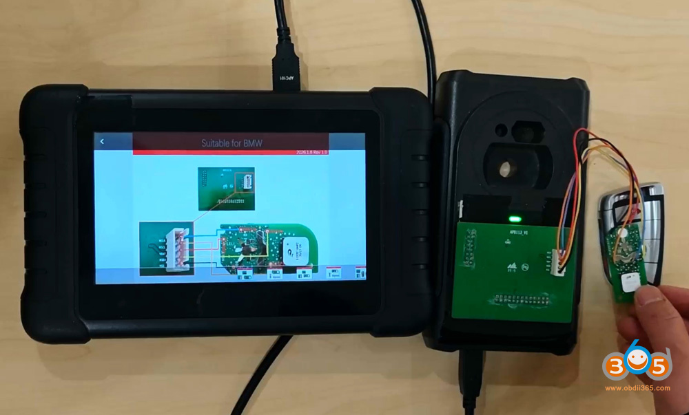 Autel Im508 Copy Bmw Bdc2 Key With Apb113 9
