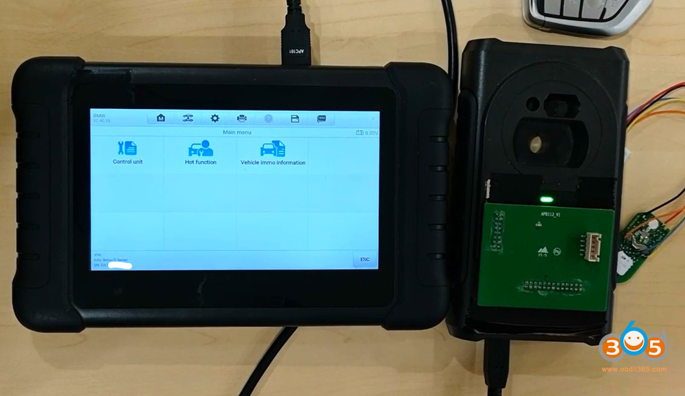 Autel Im508 Copy Bwm Bdc3 Key With Apb113 2