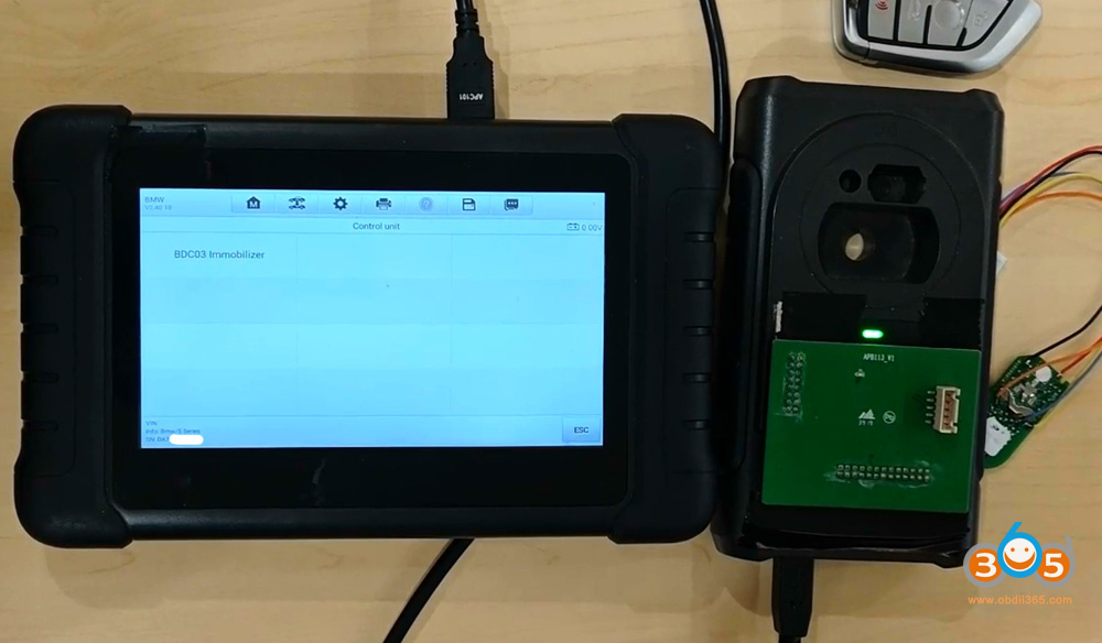 Autel Im508 Copy Bwm Bdc3 Key With Apb113 3