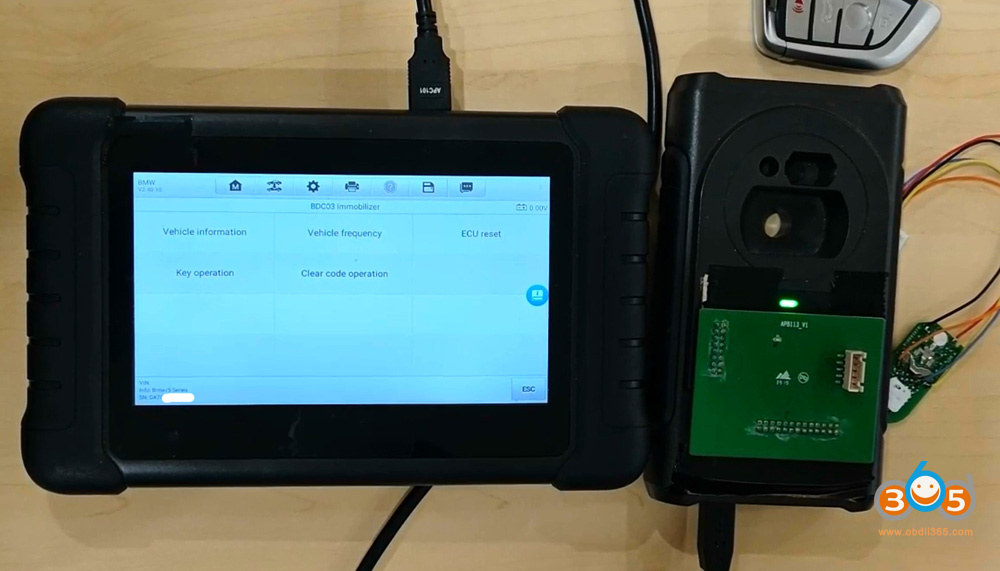 Autel Im508 Copy Bwm Bdc3 Key With Apb113 4