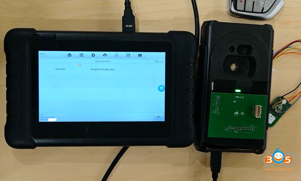 Autel Im508 Copy Bwm Bdc3 Key With Apb113 5