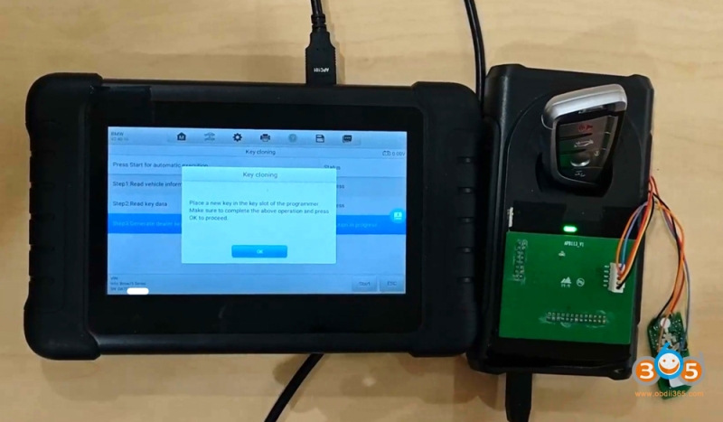 Autel IM508 IM608 Clone BMW BDC2/BDC3 Key Guide