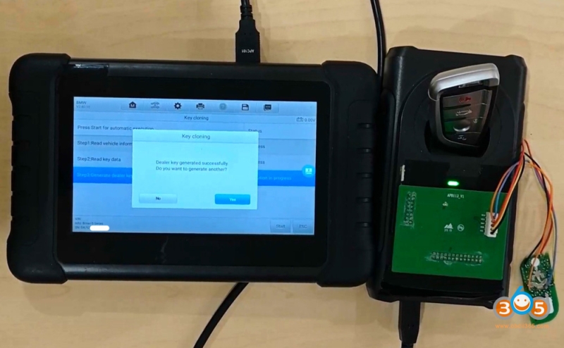 Autel IM508 IM608 Clone BMW BDC2/BDC3 Key Guide