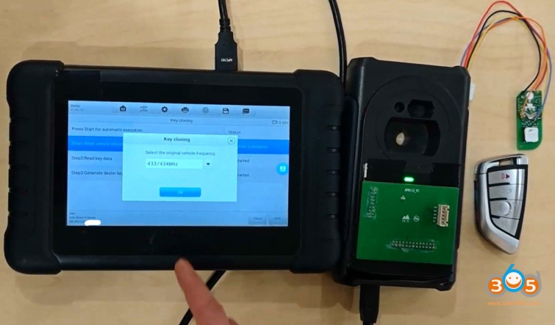 Autel IM508 IM608 Clone BMW BDC2/BDC3 Key Guide