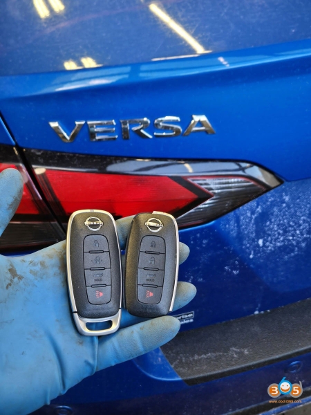 Autel IM608 Add 2023 Nissan Versa Smart Key No Bypass Cable