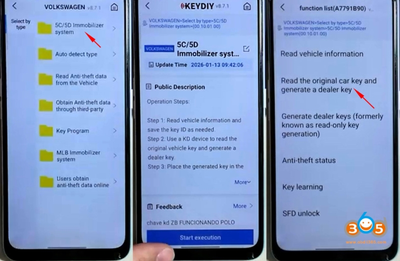 How to Program Keydiy KD FGB08 MQB49 5D Smart Key?