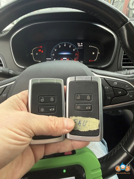 OBDSTAR G3 Adds Renault Megane 2021 Key Success