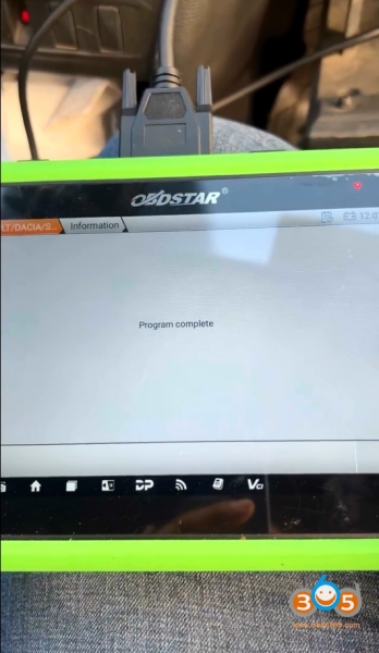 OBDSTAR G3 Program Renault Stepway 2022 All Keys Lost