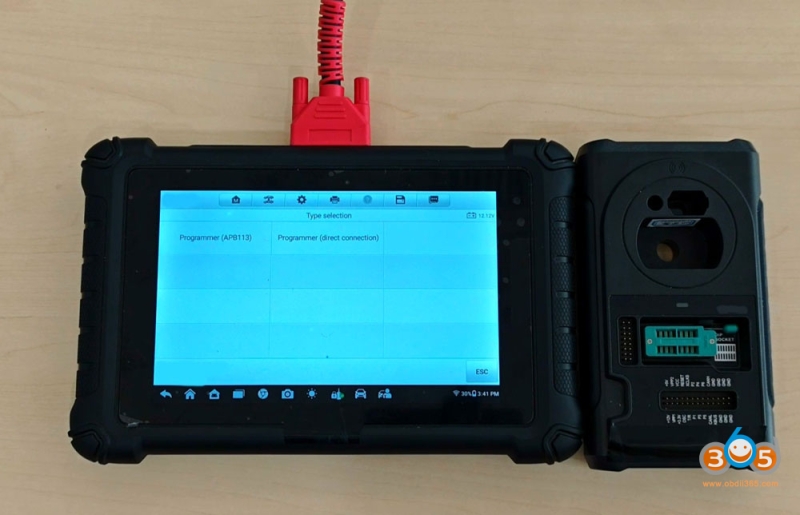 Autel IM508 IM608 Add VAG MQB49 5C Key via APB113 Adapter