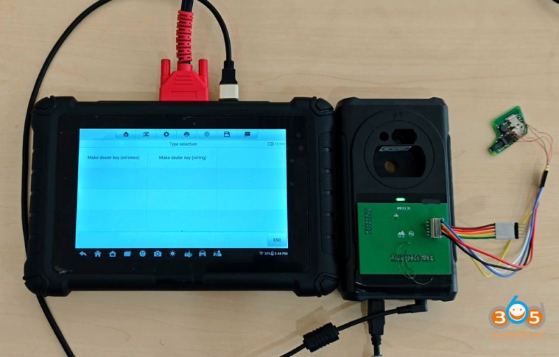 Autel IM508 IM608 Add VAG MQB49 5C Key via APB113 Adapter