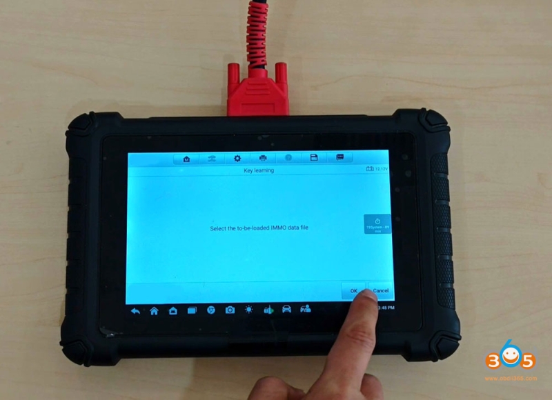 Autel IM508 IM608 Add VAG MQB49 5C Key via APB113 Adapter