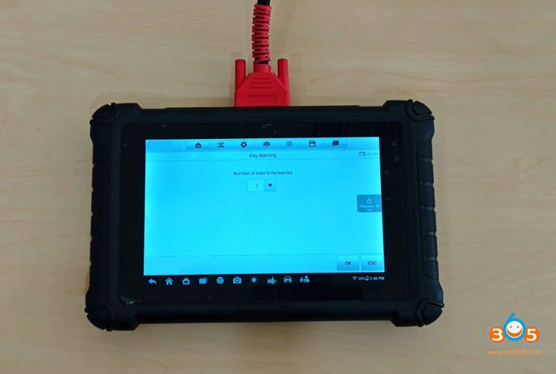 Autel IM508 IM608 Add VAG MQB49 5C Key via APB113 Adapter