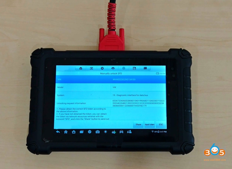 Autel IM508 IM608 Add VAG MQB49 5C Key via APB113 Adapter