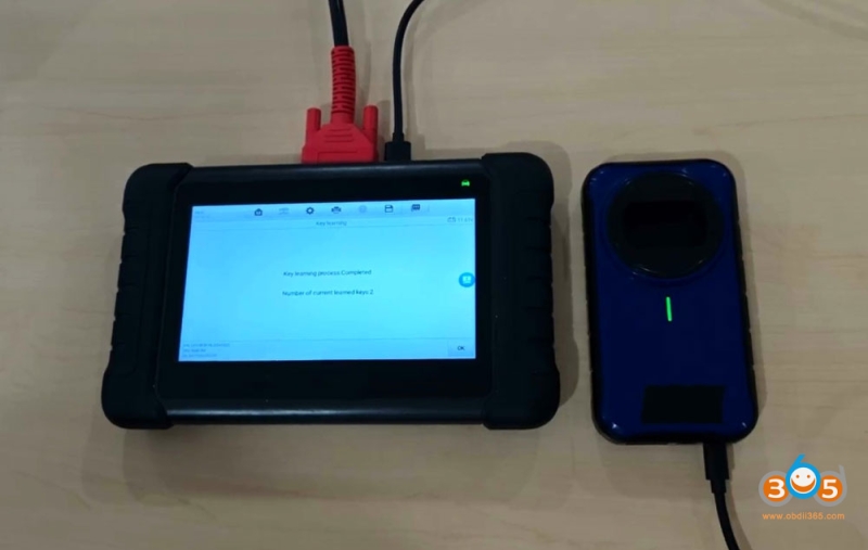 Autel IM508 IM608 Adds Audi MLB Key with APB300 Programmer